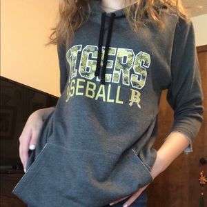 grey broken arrow tigers hoodie